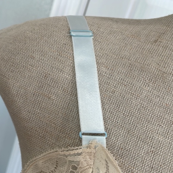 Vintage wonder maid full dress slip lace molded magic nylon green womens size 32 - Picture 11 of 13